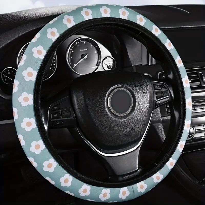 1PC Car steering wheel cover printed without inner ring