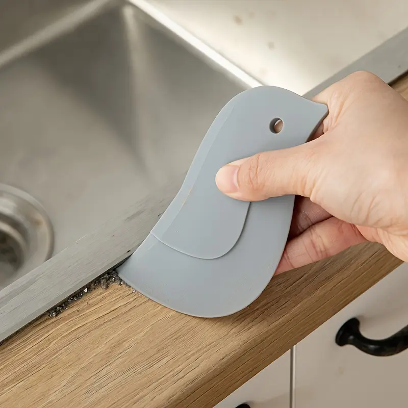 1PC Soft scraper, household kitchen cutting board scraper, oil stain scraper, baking kitchen small tool