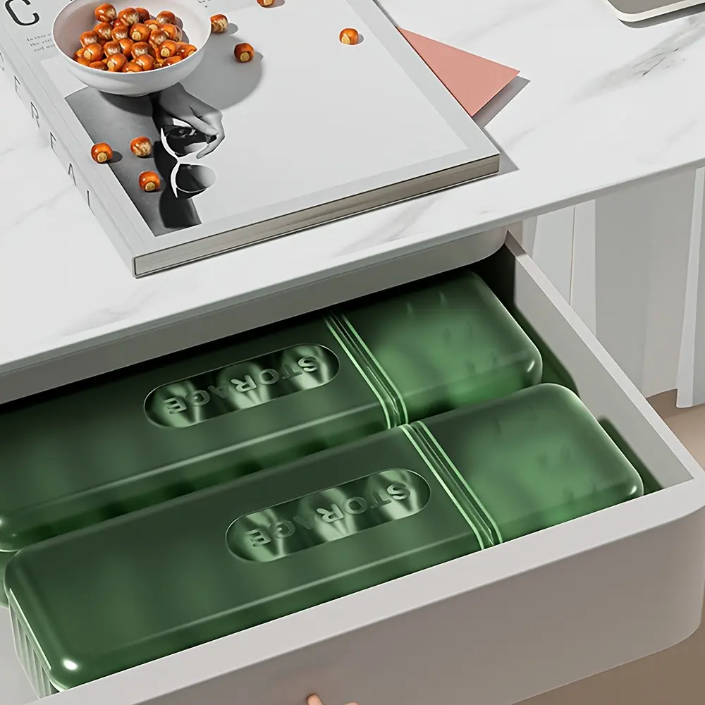 1PC Desktop covered data cable storage box, cable sorting box, headphone power cord sorting tool