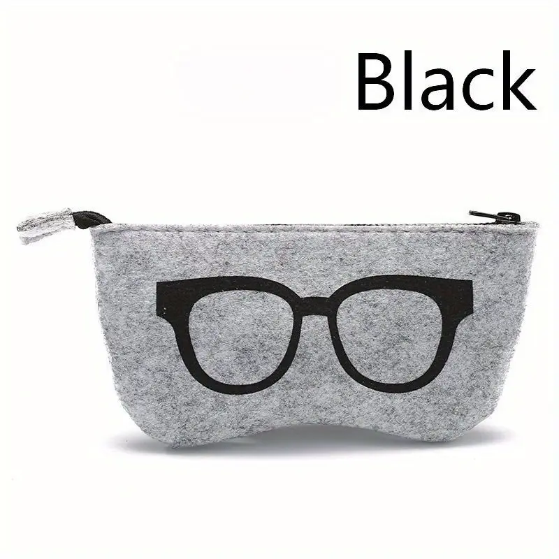 1PC Felt glasses case, glasses bag, sunglasses, sunglasses storage bag, unisex