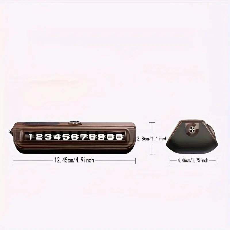 1PC Temporary parking, mobile phone, mobile phone, moving car number plate, ornament,  number retention safety hammer