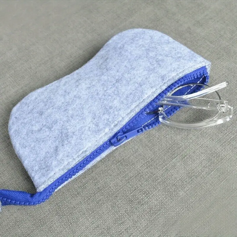 1PC Felt glasses case, glasses bag, sunglasses, sunglasses storage bag, unisex