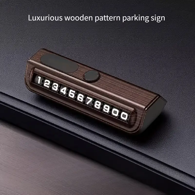 1PC Temporary parking, mobile phone, mobile phone, moving car number plate, ornament,  number retention safety hammer