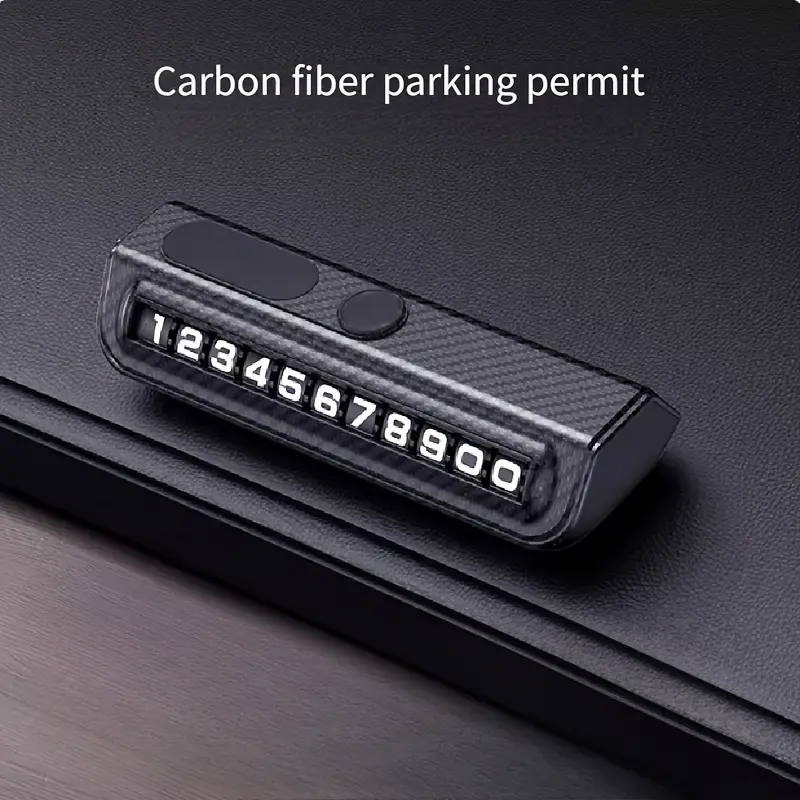1PC Temporary parking, mobile phone, mobile phone, moving car number plate, ornament,  number retention safety hammer