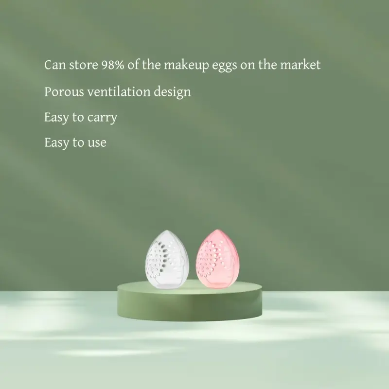 1PC Beauty storage box, breathable beauty eggshell, portable for outdoor use
