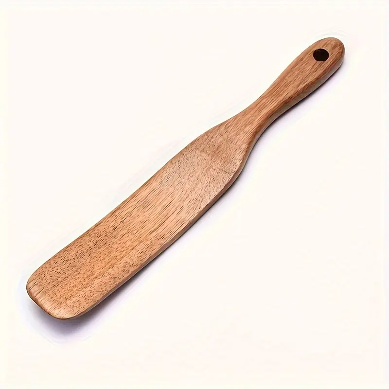 1PC Wooden cooking spatula set, spatula, non stick cooking pot, teak wood spatula
