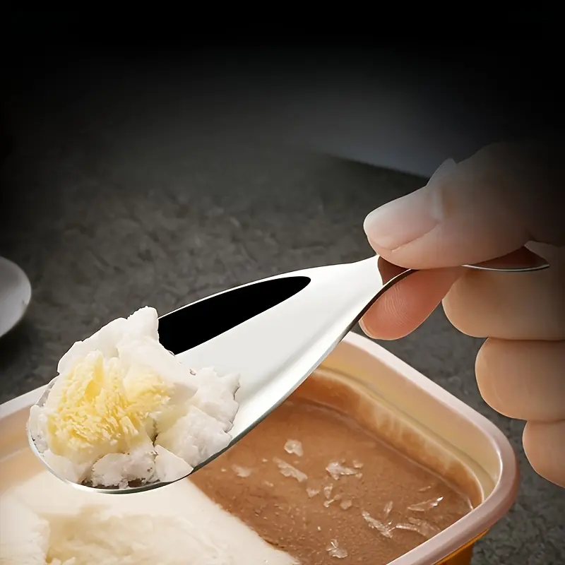 4pcs Whale-shaped durable dessert spoon for ice cream/coffee/tea, giftable