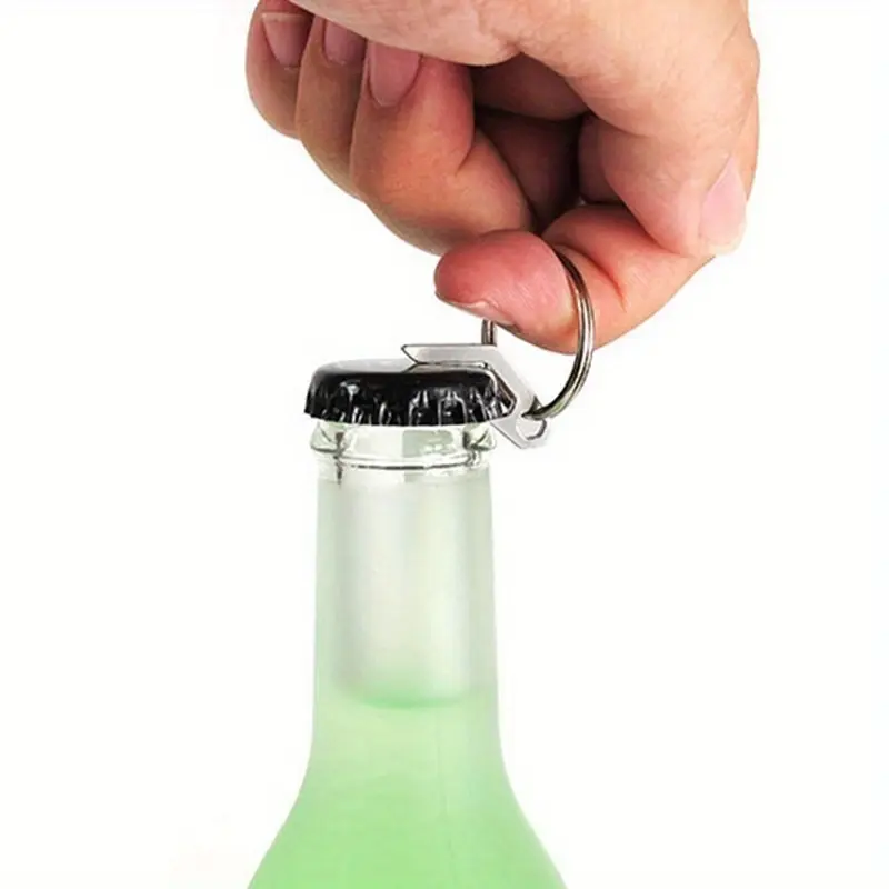 1PC Portable, manual, pocket sized beverage bottle opener suitable for camping and daily use