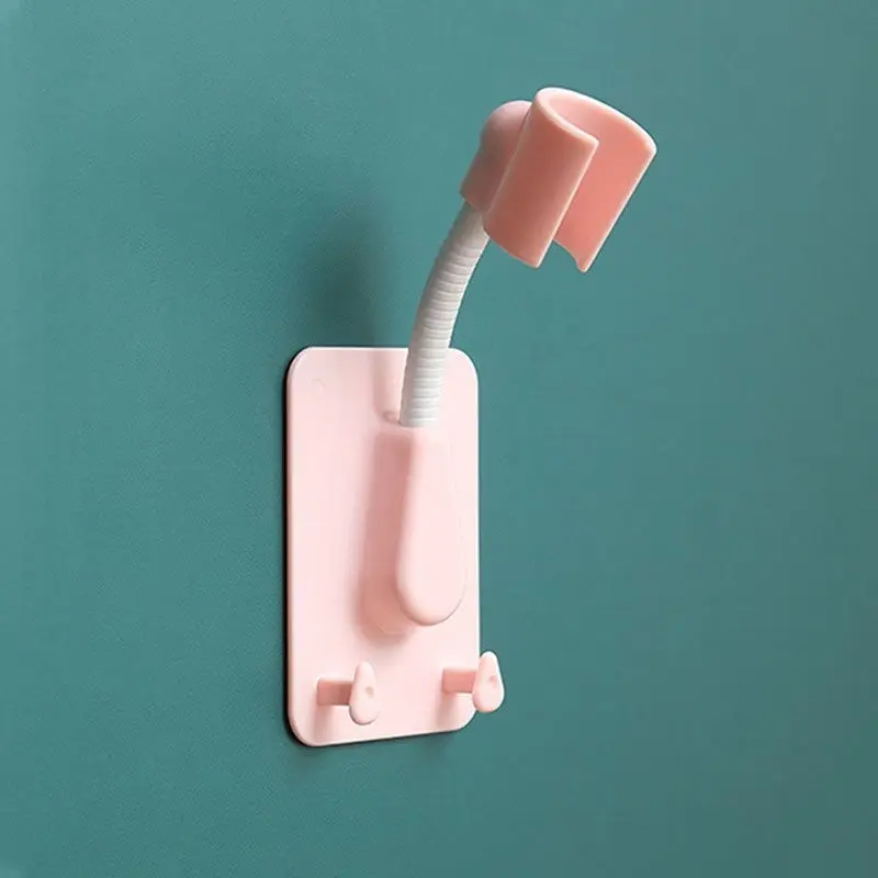 1pc Universal Adjustable Shower Head Holder, Wall-mounted 360° Rotatable