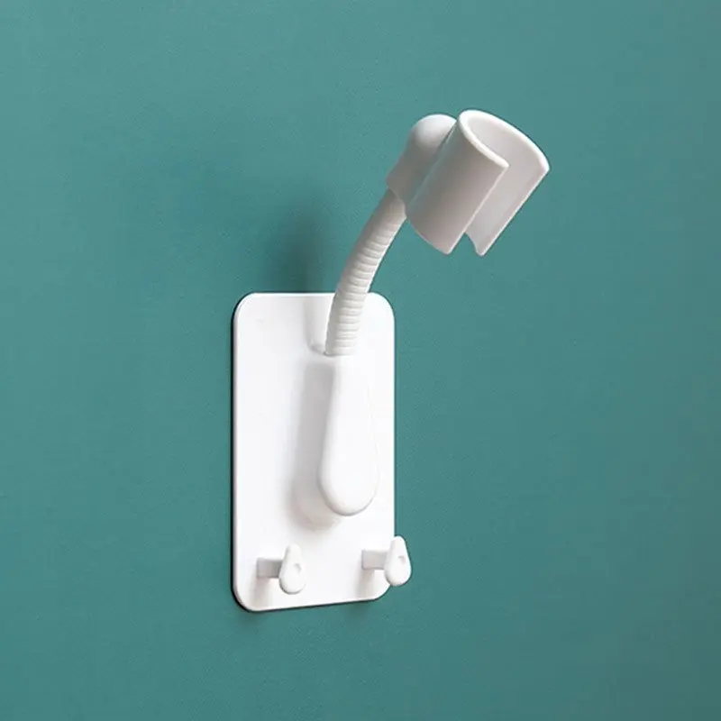1pc Universal Adjustable Shower Head Holder, Wall-mounted 360° Rotatable