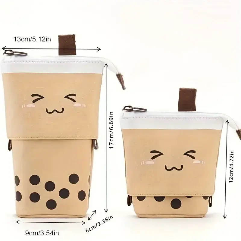 1pc  Style Popular Makaron Color Matching Can Be Transformed Into A Large Capacity Upgraded Pencil Bag Stationery Box