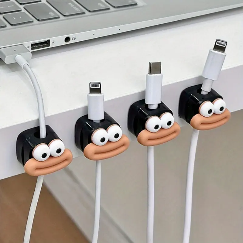Data cable storage magnetic cable organizer,charging cable fixed routing device,mobile phone cable collection and winding device