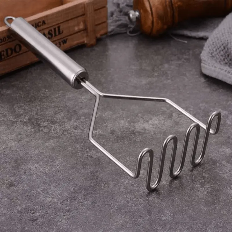 2pcs Durable Wavy Potato Masher with Comfortable Handle