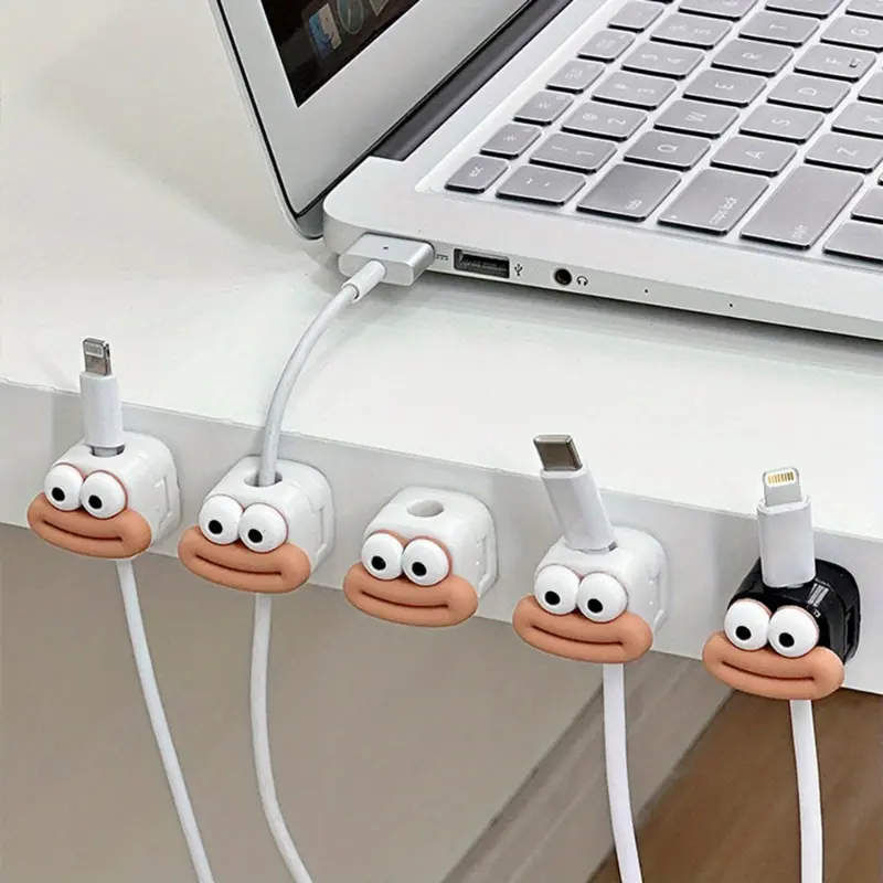 Data cable storage magnetic cable organizer,charging cable fixed routing device,mobile phone cable collection and winding device