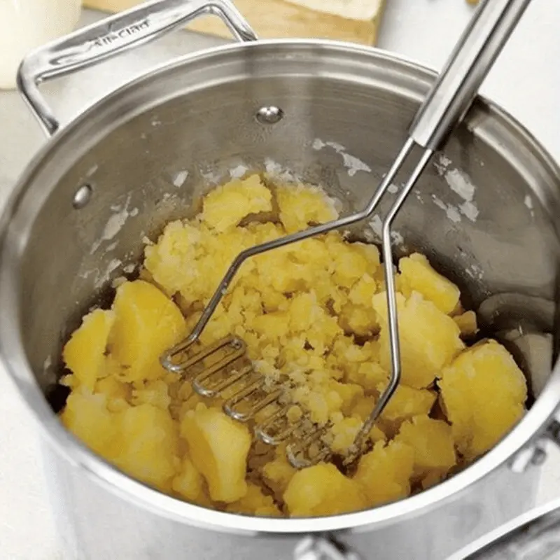 2pcs Durable Wavy Potato Masher with Comfortable Handle