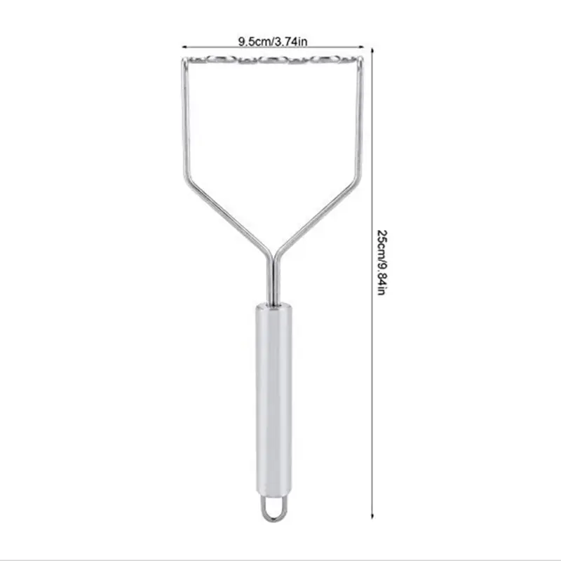 2pcs Durable Wavy Potato Masher with Comfortable Handle