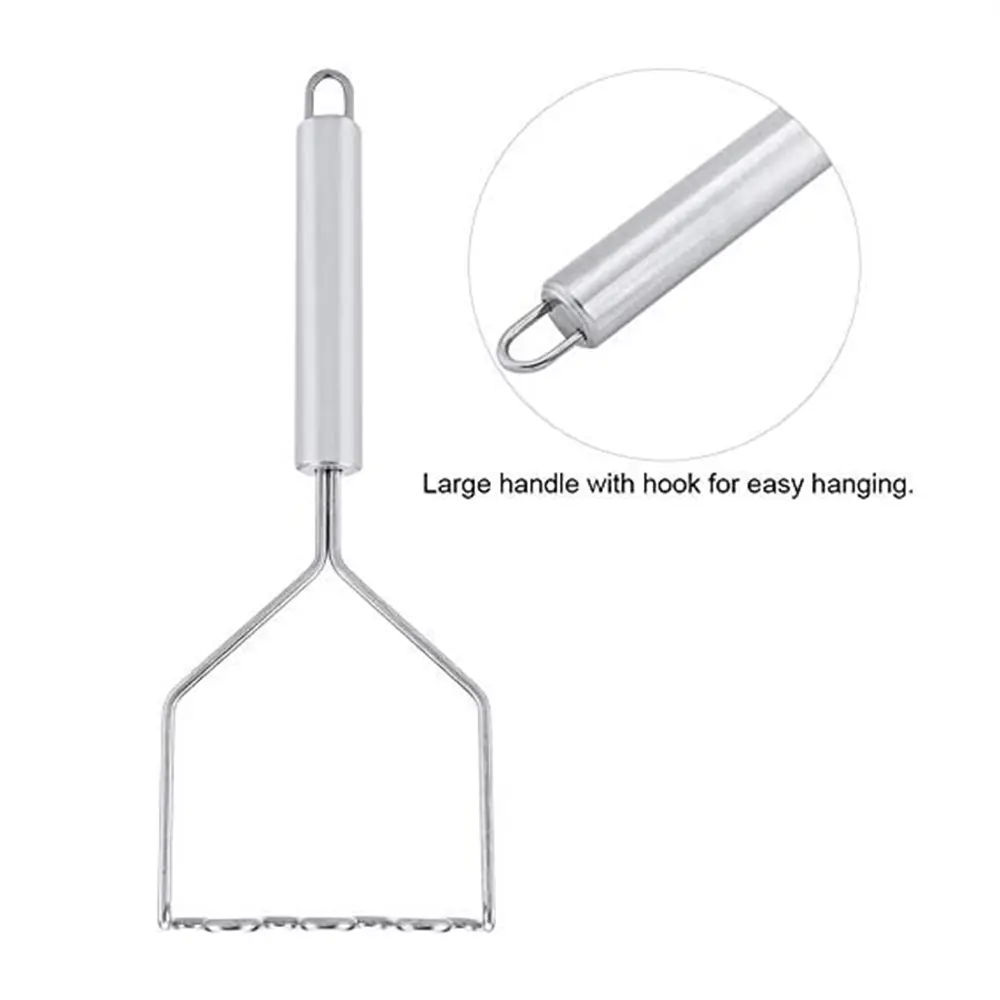 2pcs Durable Wavy Potato Masher with Comfortable Handle