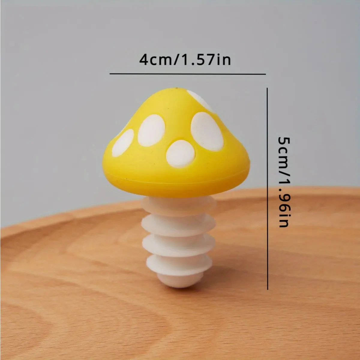 2pcs Holiday Mushroom Wine Bottle Stopper - Kitchen Gadget for Bottles