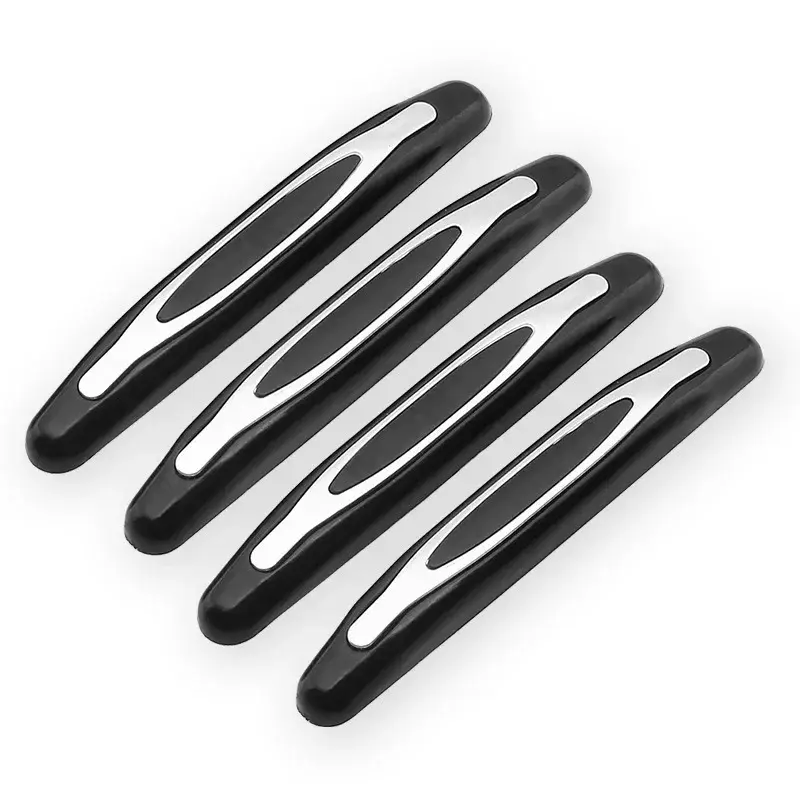 4Pcs Car Door Protector Guard Strip Scratch Protector Car Rubber Bumper Stickers Auto Door Edge Protection Car Decoration