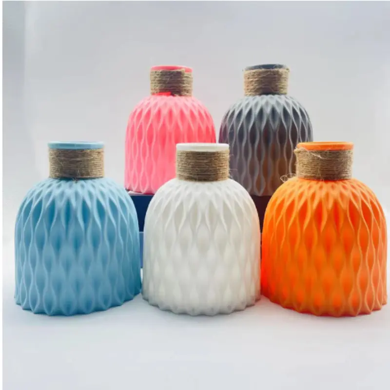 Plastic flowerpot products, pineapple pattern flower arrangement artifact, flowerpot simulation home decoration
