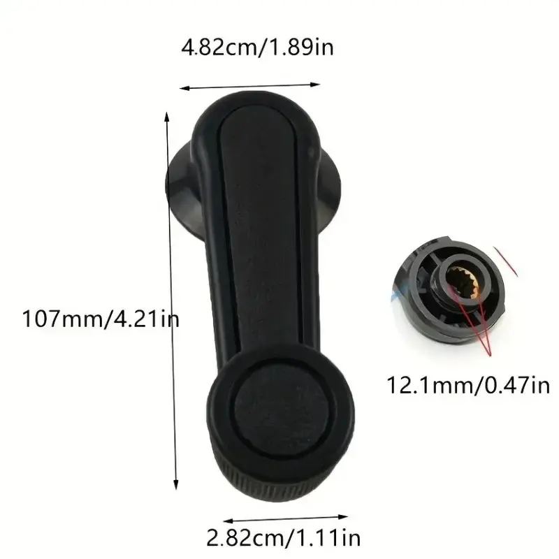 1pc Adapted to car handle, door window lifter, hand crank handle, general automotive parts