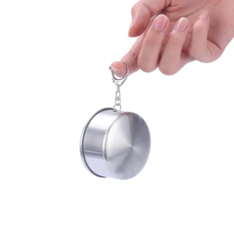 Portable Stainless Steel Foldable Cup 75ml/150ml/250ml Outdoor Travel Collapsible Coffee Mug Telescopic  Hiking Camping Water