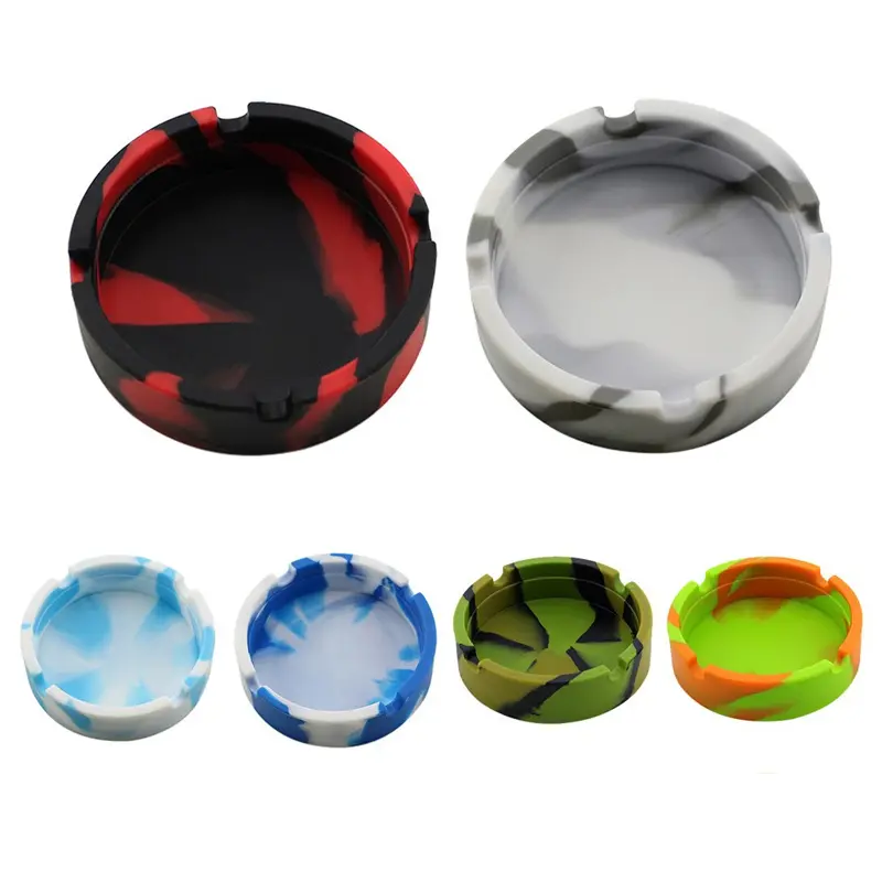 Creative silicone soft ashtray Smoking accessories Home office table accessories Ashtray