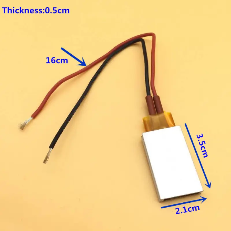 12V 70 degrees to 200 degrees thermostat PTC aluminum shell ceramic heater heating plate heat preservation and antifreeze