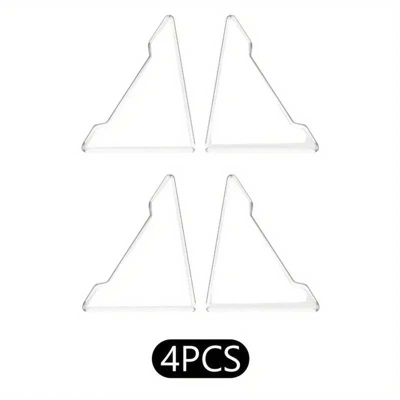 4pcs Universal Car Door Corner Anti-collision Covers, Transparent Silicone Protector Anti-Scratch Stickers Door Protection Cover