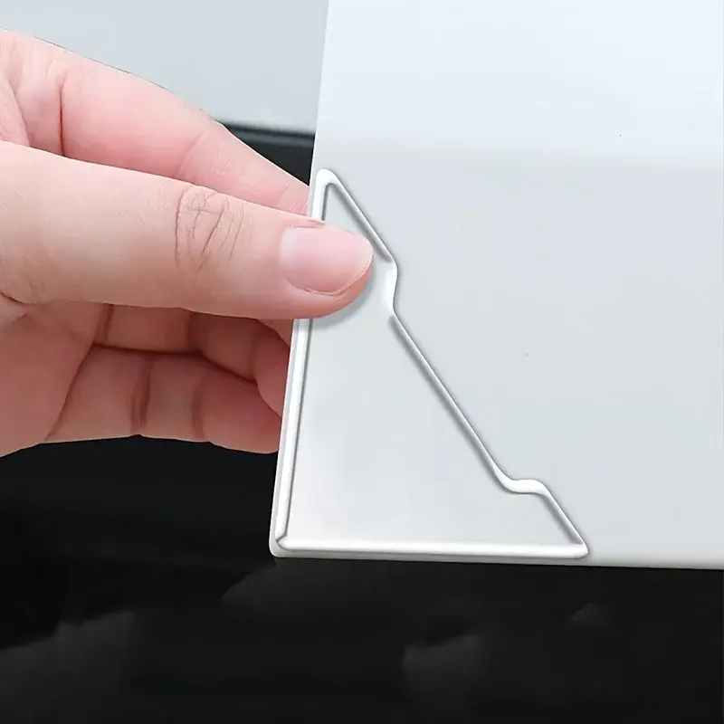 4pcs Universal Car Door Corner Anti-collision Covers, Transparent Silicone Protector Anti-Scratch Stickers Door Protection Cover