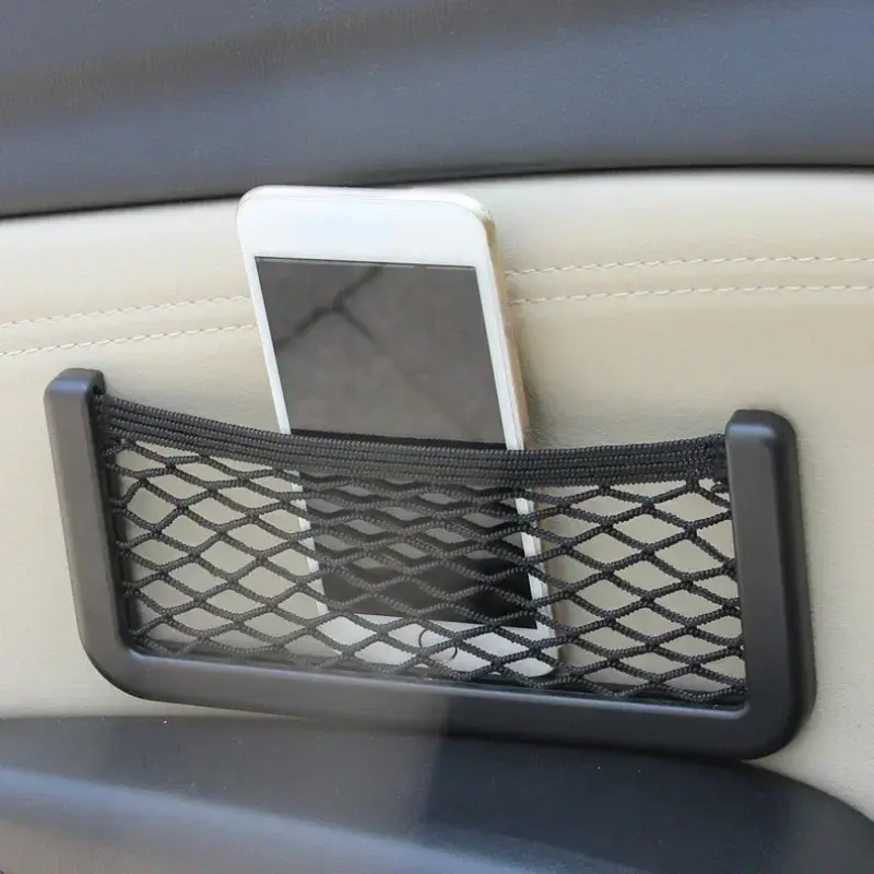 2-piece RV storage mesh pocket car adhesive mesh pocket car bracket 3.15inch * 15 8cm * 7.87inch universal