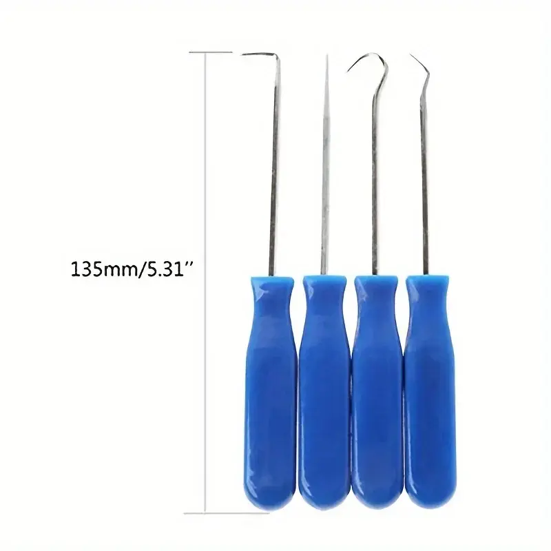 4pcs/set Oil Seal Driver, Pull Hook, Pick Tyre, Stone, Clean Toner Cartridge, Powder Adding Tool, Car Maintenance