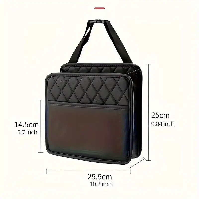 1pc Car seat back storage bag hanging bag car multifunctional storage box