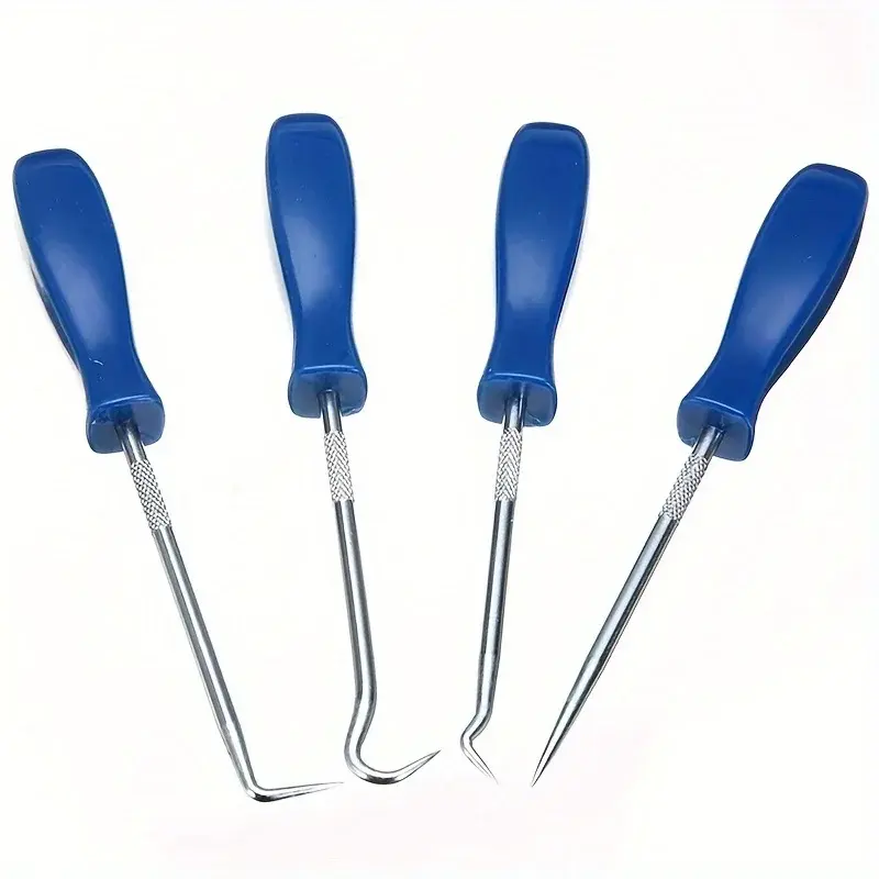 4pcs/set Oil Seal Driver, Pull Hook, Pick Tyre, Stone, Clean Toner Cartridge, Powder Adding Tool, Car Maintenance