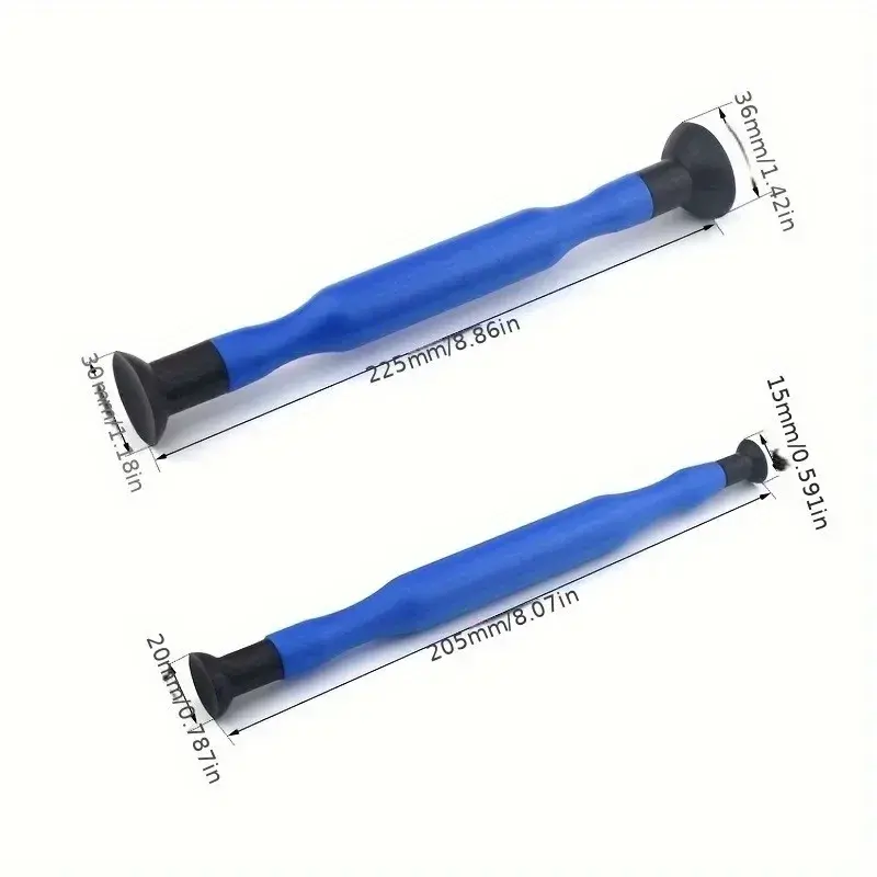 2pcs valve grinding rods, suction cups, rubber grinding Pat automatic repair tools