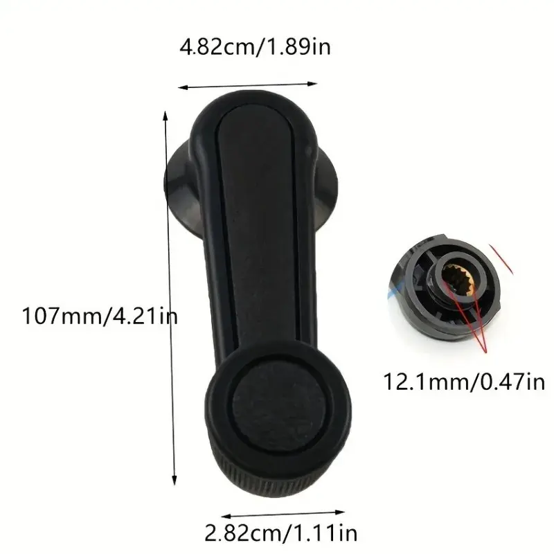 1pc Adapted to car handle, door window lifter, hand crank handle, general automotive parts
