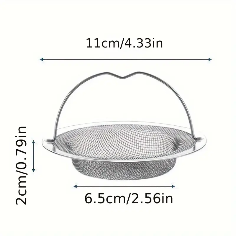 1PC Kitchen sink filter screen, thickened universal vegetable washing basin,  bathroom anti clogging sink filter screen