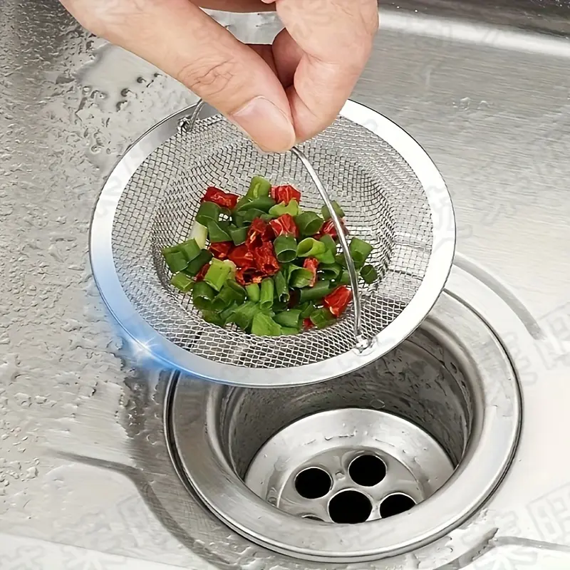 1PC Kitchen sink filter screen, thickened universal vegetable washing basin,  bathroom anti clogging sink filter screen