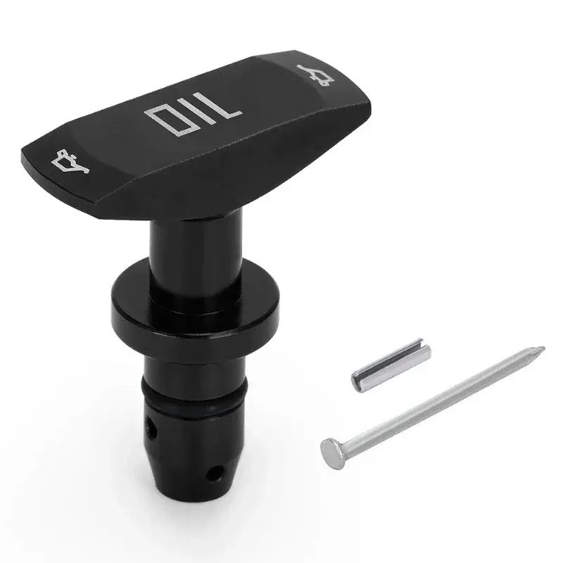 1PC Billet Aluminum Car Oil Dipstick Pull Handle Automobile Replacement Engine Oil Handle For Ford Mustang GT V8 GT500 99-11