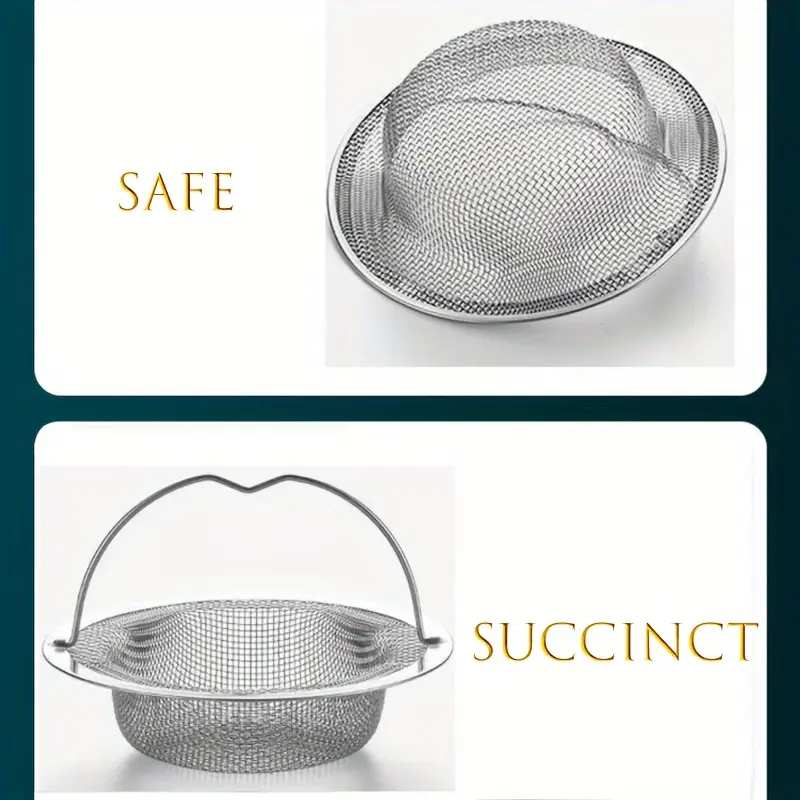 1PC Kitchen sink filter screen, thickened universal vegetable washing basin,  bathroom anti clogging sink filter screen