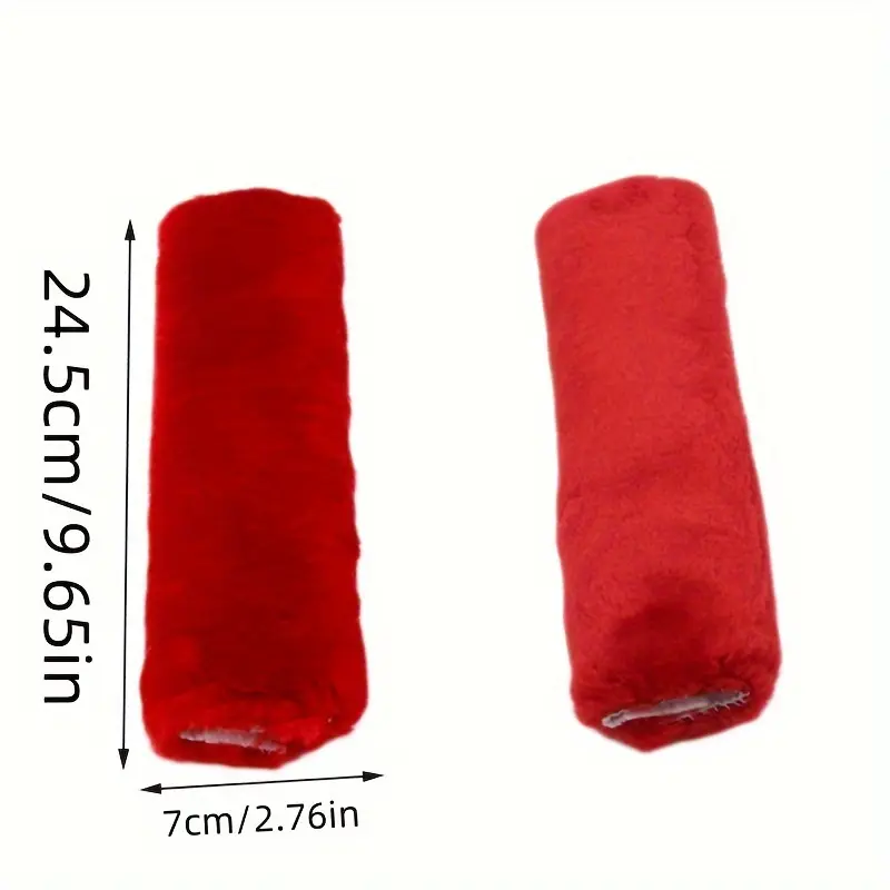 2PCS Car shoulder protector, safety belt cover, plush shoulder protection, anti friction shoulder protector accessories