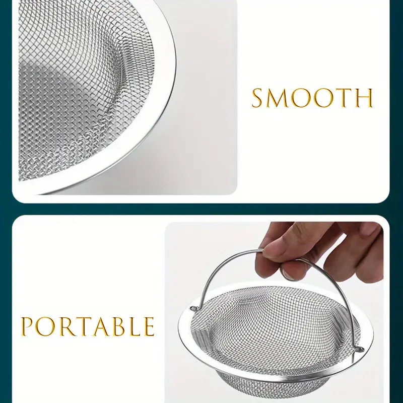 1PC Kitchen sink filter screen, thickened universal vegetable washing basin,  bathroom anti clogging sink filter screen