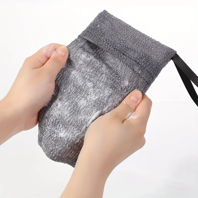 1PC Hand made Soap Bubble Net Wash Face, Wash Hands, Bath Toilet Soap Bubble Net Clean Face foam Net Bag Rub Bath
