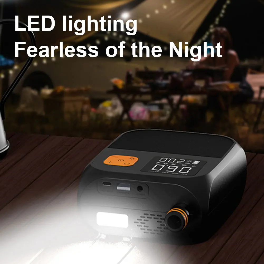 25PSI Sup Pump Air Compressor Portable Electric Air Pump 2000mAh Rechargeable Electric Paddle Board Pump For Kayak Boat Inflator