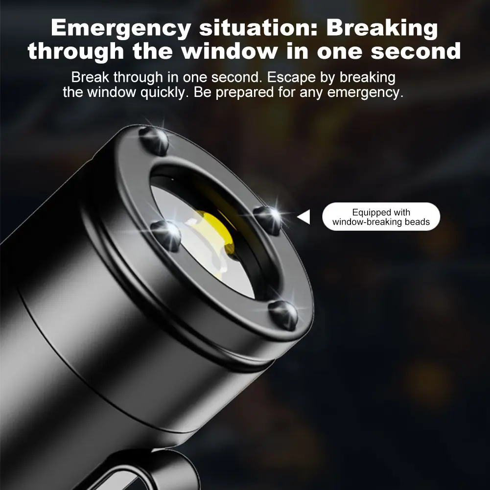 Multifunction Taclite Mini Flashlight 300mAh Rechargeable Led Flashlight Camping Emergency Tactical Magnetic Torch with Hat Clip