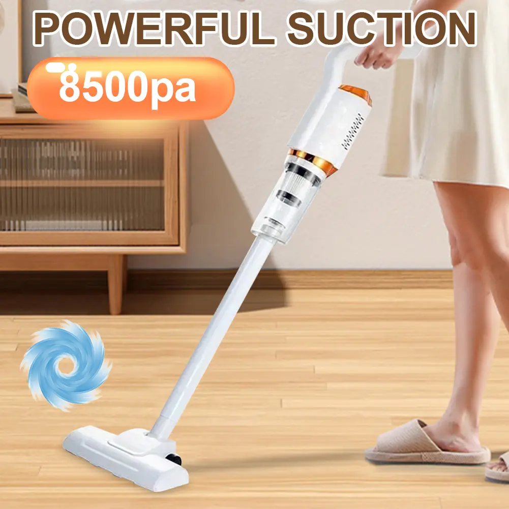 2 in 1 Handheld Vacuum Cleaner 2000mAh USB Rechargeable Strong Suction Cordless Car Vacuum Cleaner Household Cleaning Machine