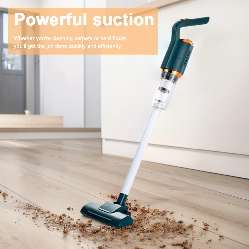 2 in 1 Handheld Vacuum Cleaner 2000mAh USB Rechargeable Strong Suction Cordless Car Vacuum Cleaner Household Cleaning Machine
