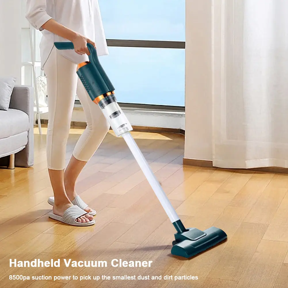 2 in 1 Handheld Vacuum Cleaner 2000mAh USB Rechargeable Strong Suction Cordless Car Vacuum Cleaner Household Cleaning Machine