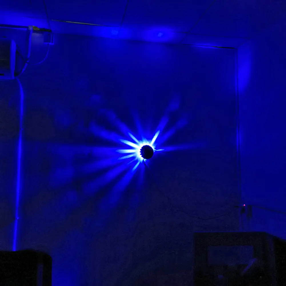 5W USB RGB Stage Light KTV Bar Show Decorative Lights Strobe Lamp Sound Activated Rotating Disco Light Home Party Decorations