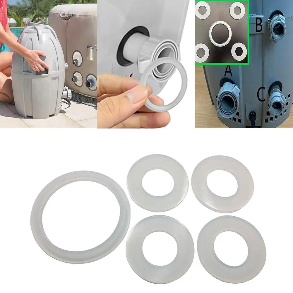 Silicone Seal Repair Kits Connector Sealing Gaskets for Miami Milan Cancun Havana Lay-Z-Spa Helsinki